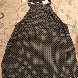 Cynthia Crowley Silk Halter Shirt Medium Top